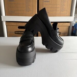 Bamboo Chunky Platform Mary Jane Heels Size 8 Grunge Punk Y2K Goth Spice Girls